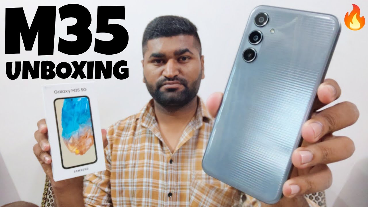 Samsung Galaxy M35 Unboxing | Hands-On, Antutu, Design, Unbox, Camera Test 🔥🔥🔥