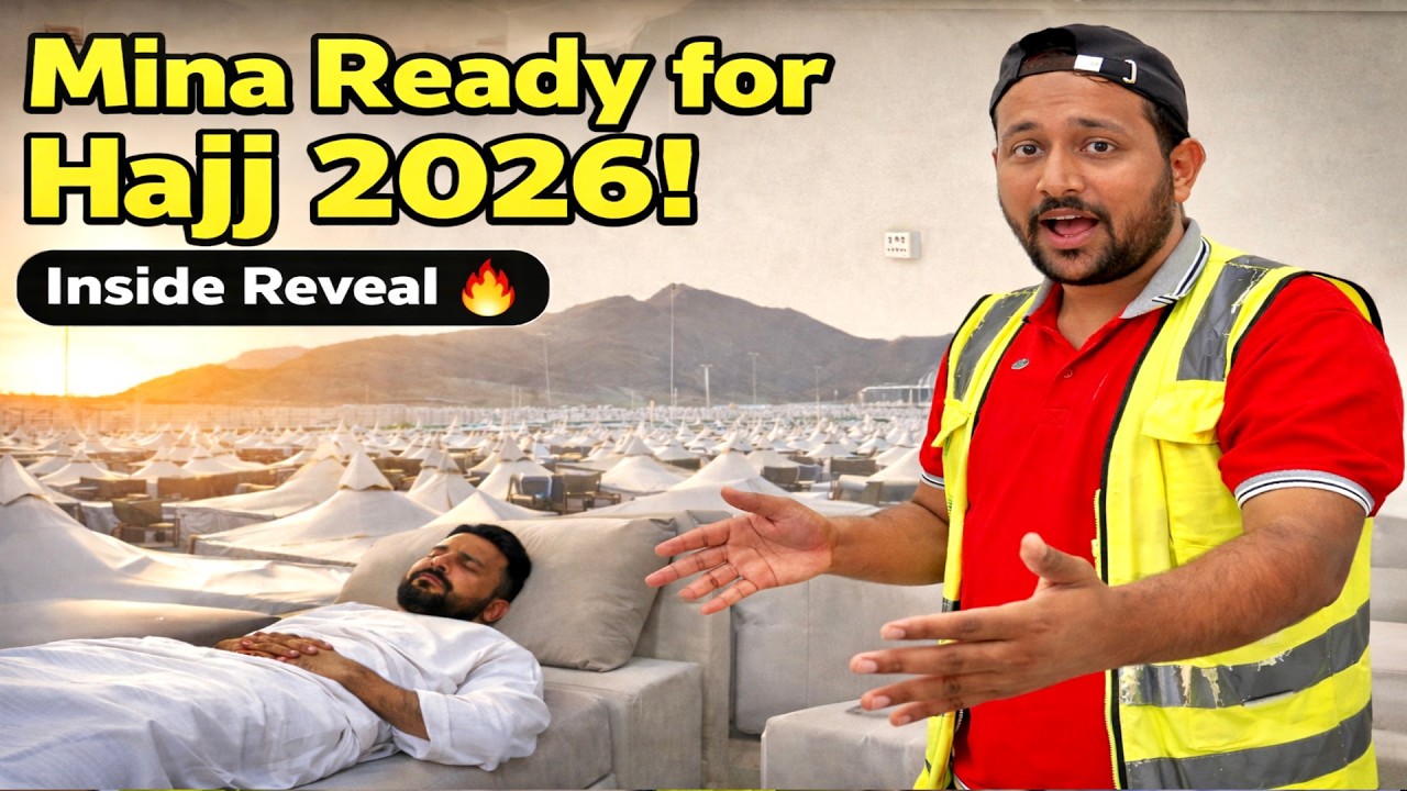 Mina Ready for Hajj 2026 😍 Inside New Facilities in Saudi Arabia