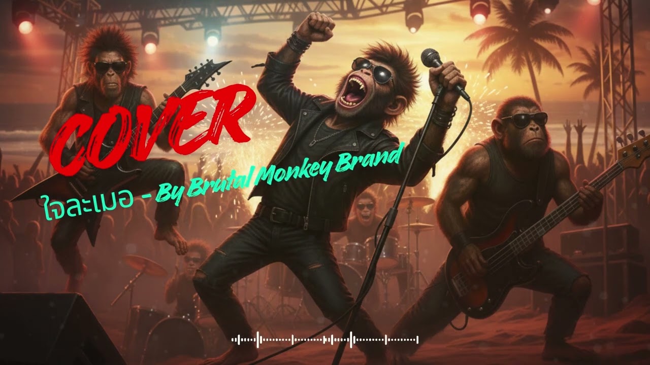 ใจละเมอ [Cover] By Brutal Monkey Brand [ลิงร็อค]