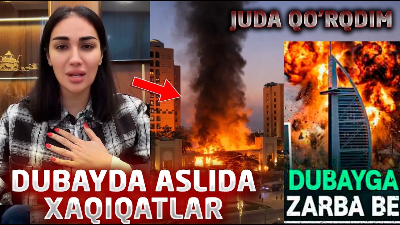 Dubaydagi portlash JUDA Qo'rqdim TEZKOR Munisa Rizayeva hammasini aytib berdi #iran #2026