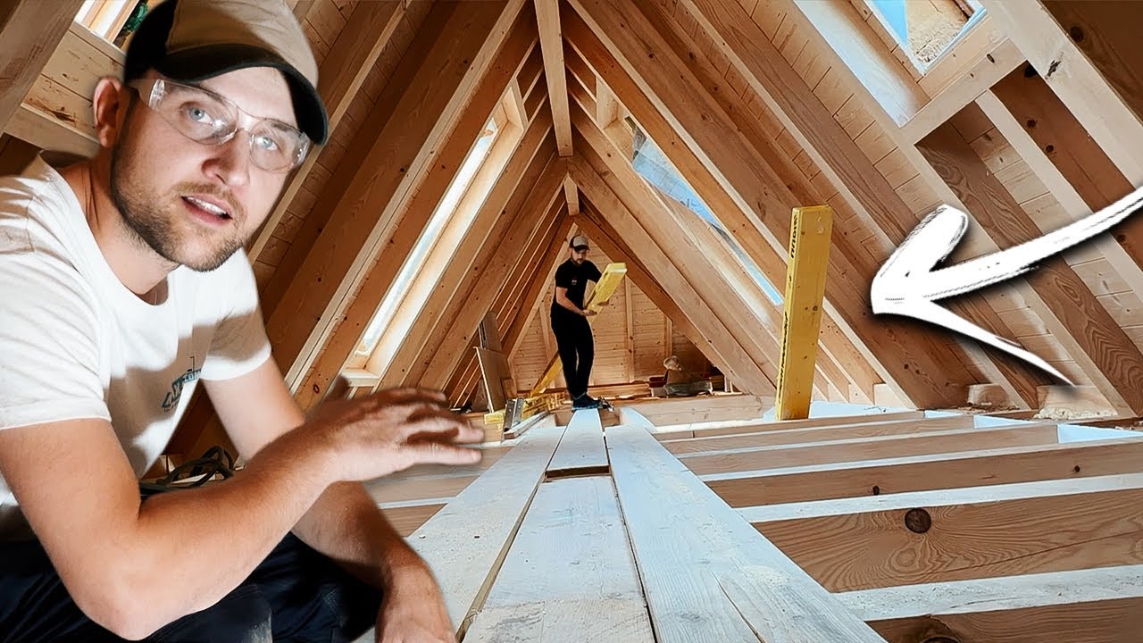 COMMENT GAGNER DES MÈTRES CARRÉS SUPPLÉMENTAIRES ! Pose du plancher.