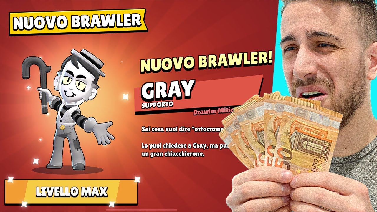 Ho SBLOCCATO e MAXATO GRAY! *GRATIS* Brawl Stars ITA!
