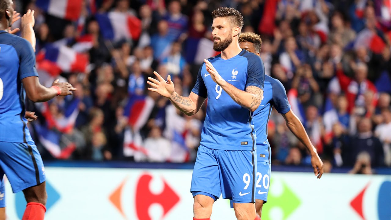 France-Ecosse : 2-0, le deuxième but d'Olivier Giroud