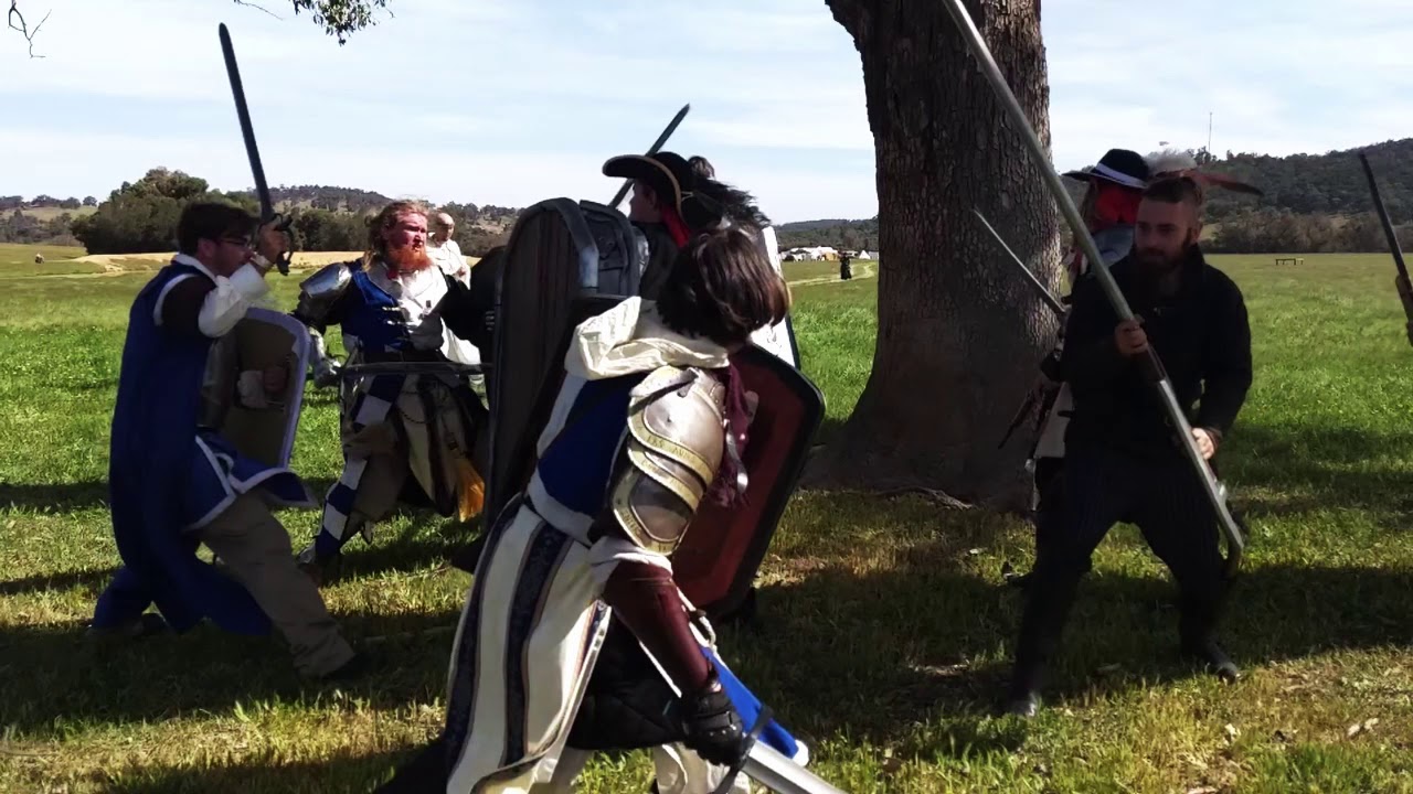 Shattered World Game 8 - LARP town footage