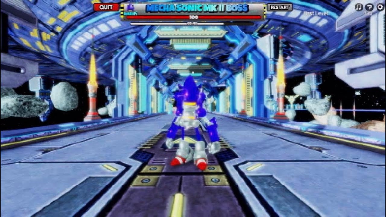Mecha Sonic MK II Showcase (Sonic speed Simulator)