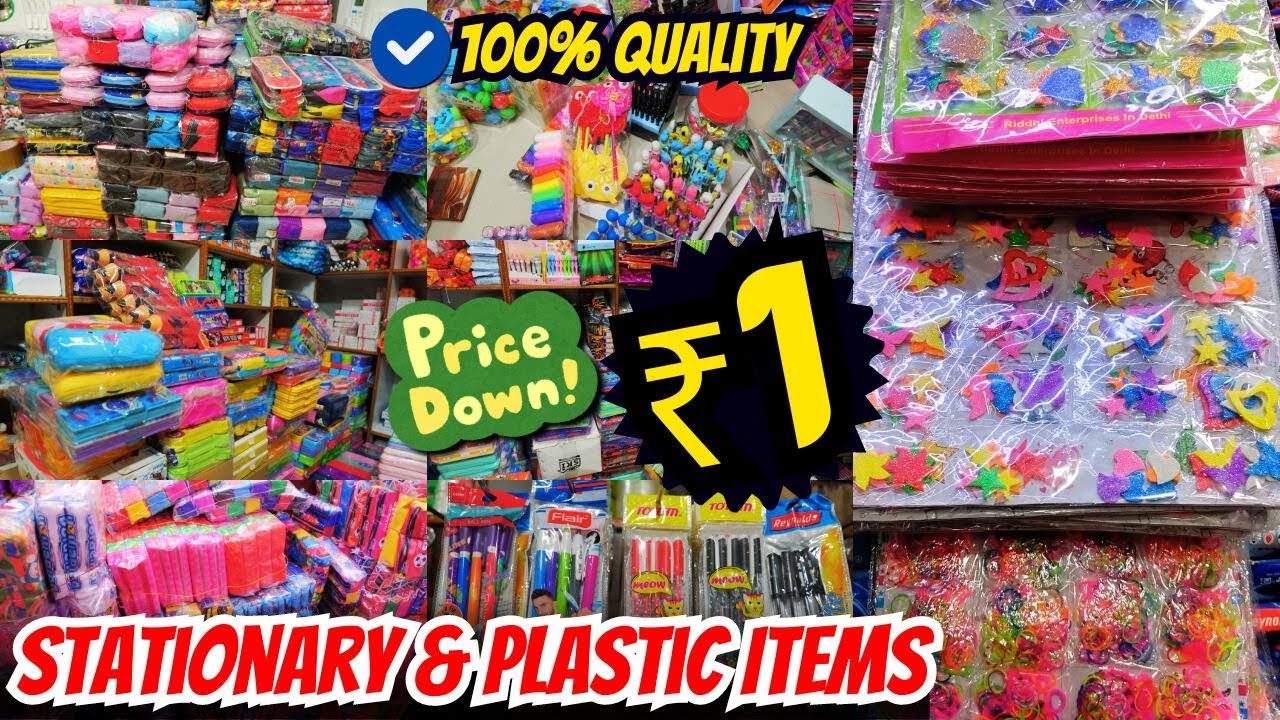 ✍️₹1 முதல் யாராலும் தர முடியாத விலையில் Stationary Items #chennai #wholesale #shopping #trending