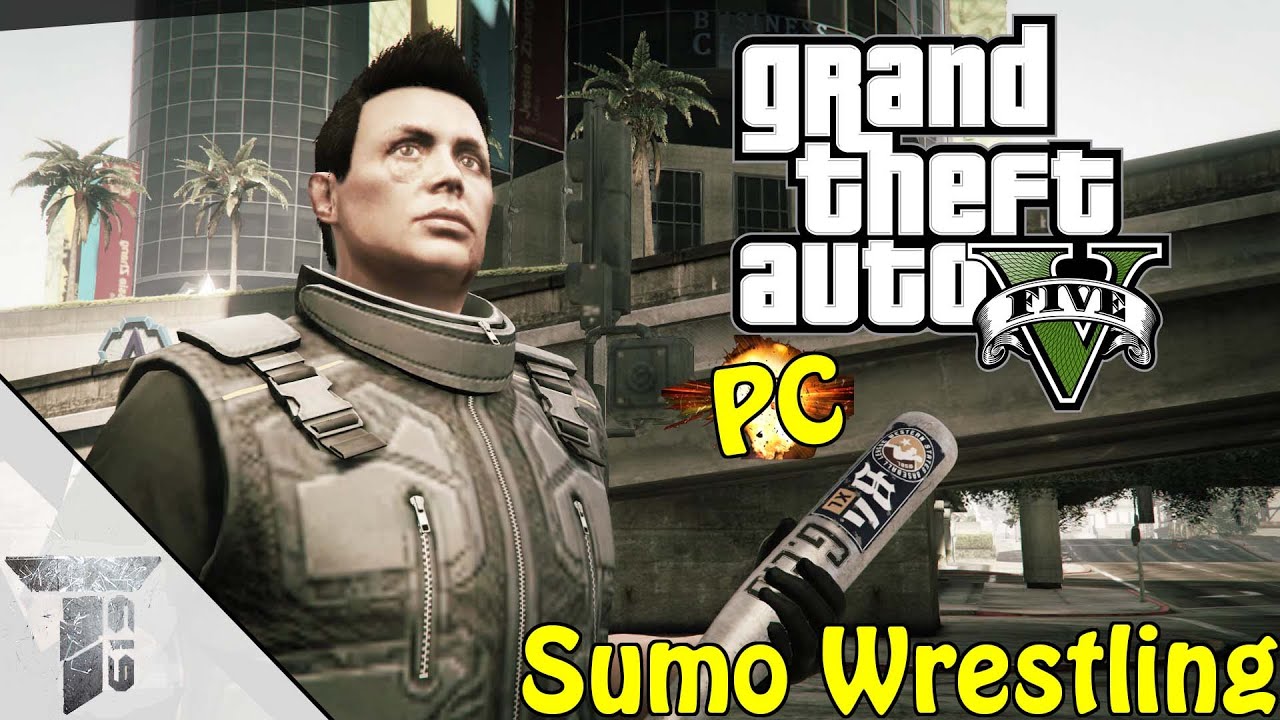 Sumo Wrestling - (GTA 5 Funny Moments)