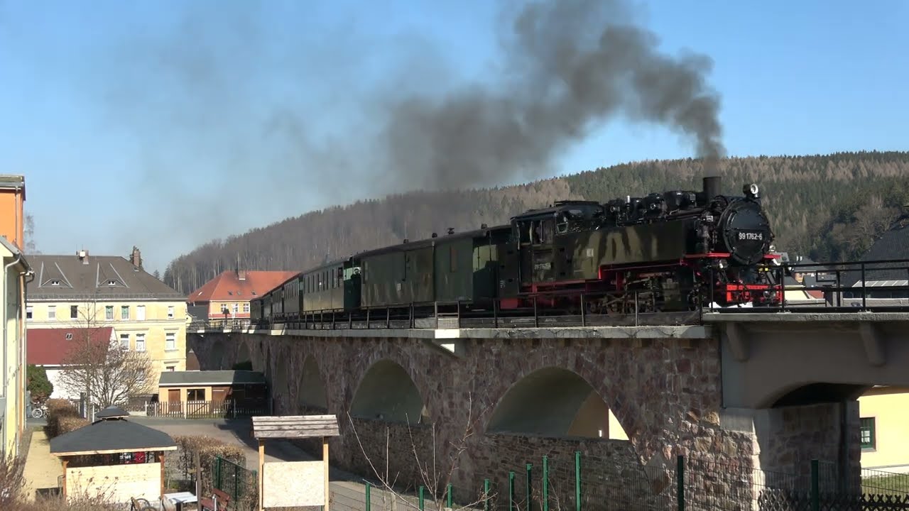 Altbauwoche bei der Weißeritztalbahn 2025 / Teil 2 / von Dippoldiswalde nach Kurort Kipsdorf