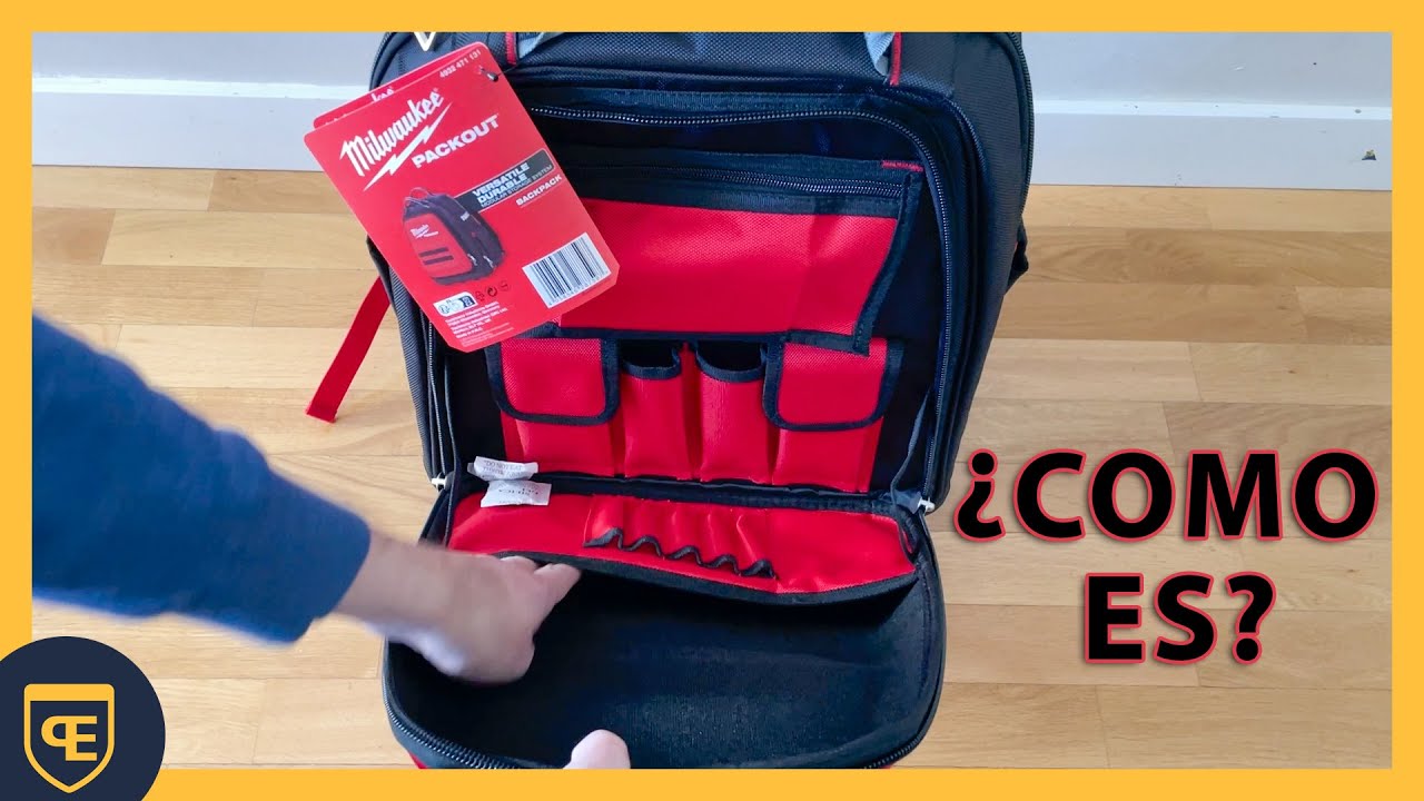 Mochila Milwaukee PACKOUT en Español 🌶️ ¿Como es por DENTRO?