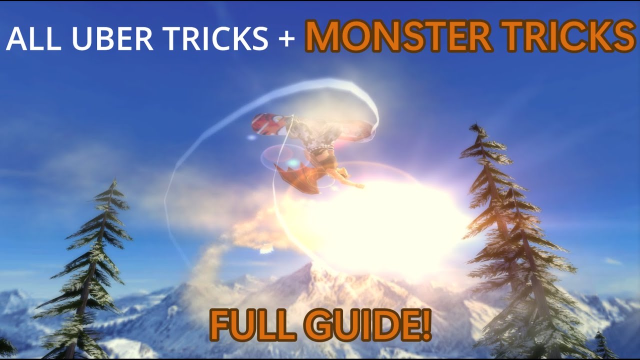 SSX 3 | All Uber tricks + Monster tricks Guide (4K)