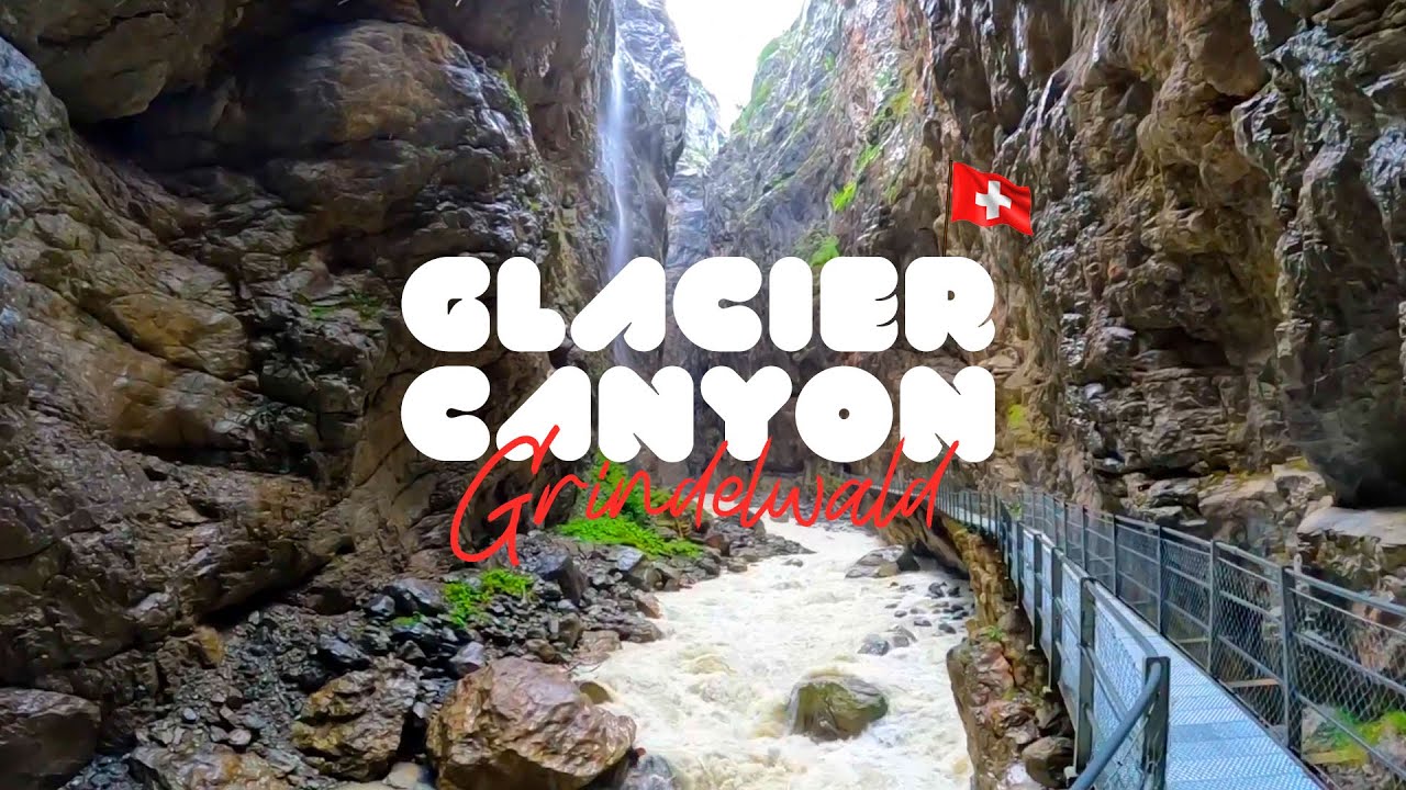 Touring the Glacier Canyon in Grindelwald - Travel Vlog