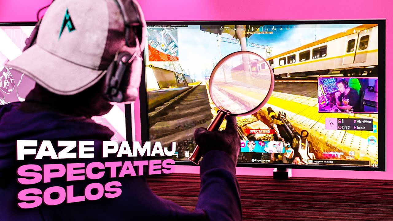 FaZe Pamaj Spectates Solos in Warzone (cursed gameplay)