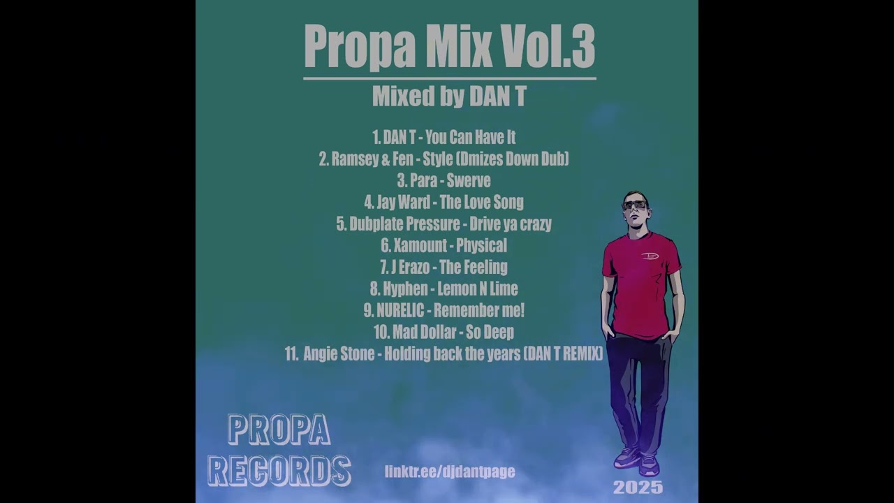 Propa Mix Vol.3 - Mixed by DAN T ( Underground House and Garage )