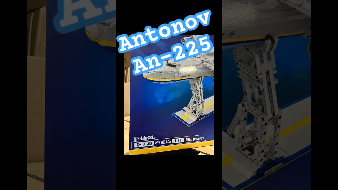 Antonov An-225 JieStar 57014 #klemmbausteine #ukraine #modeling #flugzeug  #legomilitary #legoshorts