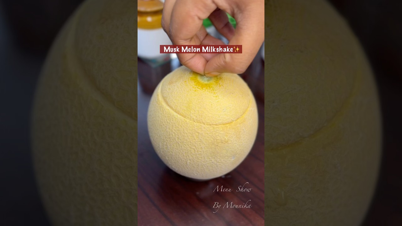 Refreshing Musk Melon Milkshake | Summer Special Drink | Easy & Healthy Recipe!