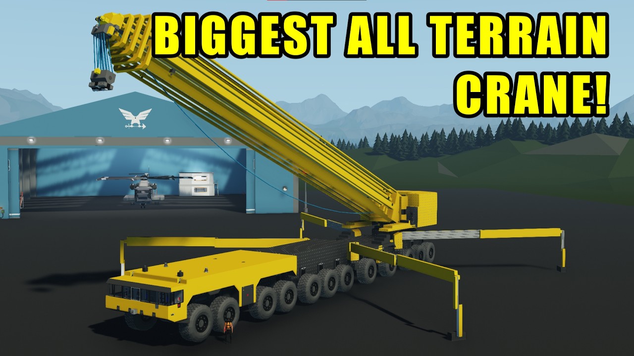 I BUILT THE BIGGEST WORKING ALL TERRAIN CRANE IN STORMWORKS!