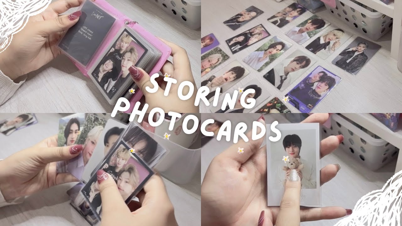 Storing photocards (pt br) - Diminuindo e organizando minha cole&ccedil;&atilde;o de photocards ot8 Stray Kids - 🌷
