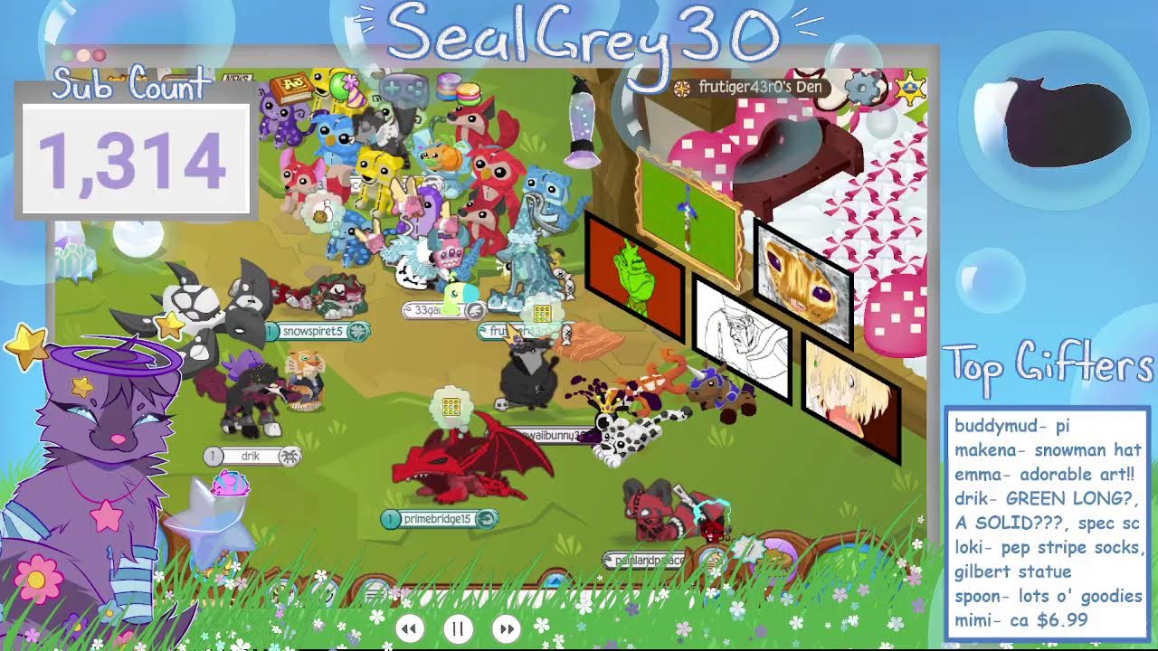 Animal Jam Livestream I giveaways every 5 I sealgrey30 (AJ)