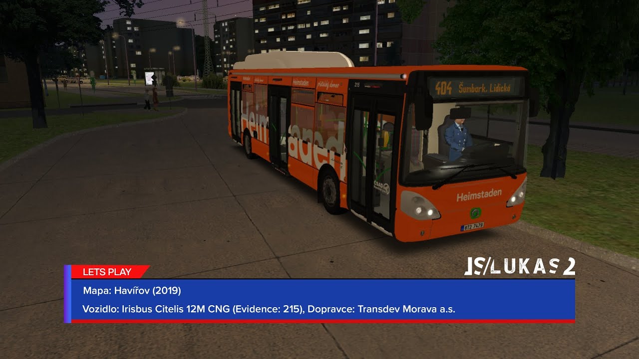 OMSI 2 | Havířov 2019 | Irisbus Citelis 12M CNG   (Evidence: 215) | Transdev Morava | Linka 404