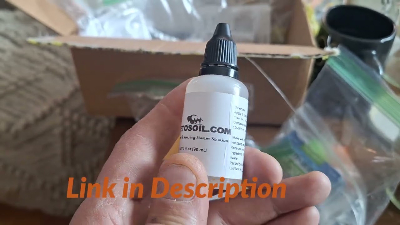 All natural organic KNF Seed Starting Solution booster.  Soak your seeds for a rooting boost.