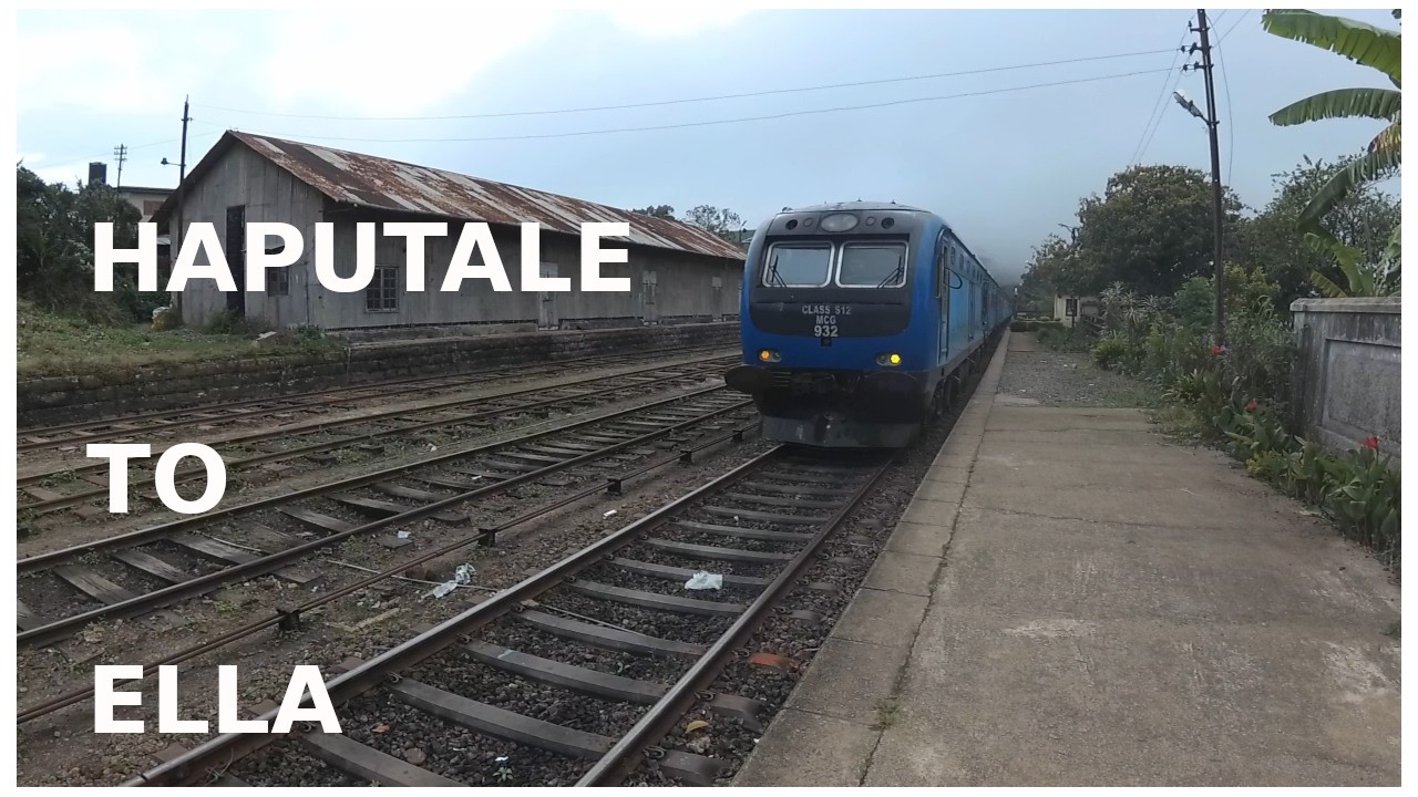 Haputale To Ella Train Journey