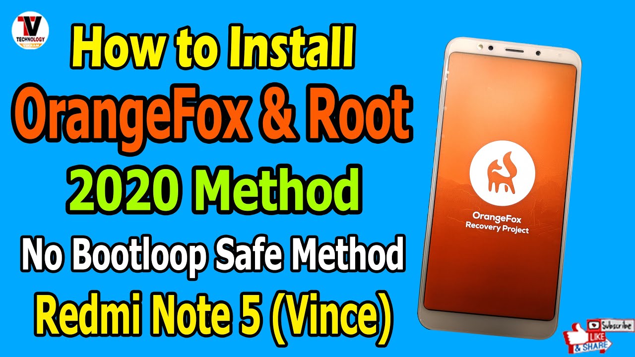 Install OrangeFox Recovery & ROOT on Redmi Note 5 (Vince) | Without Loosing Data | OTA Supported |