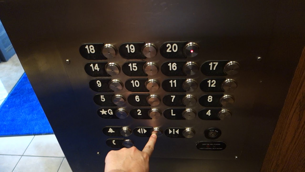 HIGH RISE Otis Series 5 Gen2 Traction Elevators at Wyndham Towers on the Grove, N. Myrtle Beach, SC