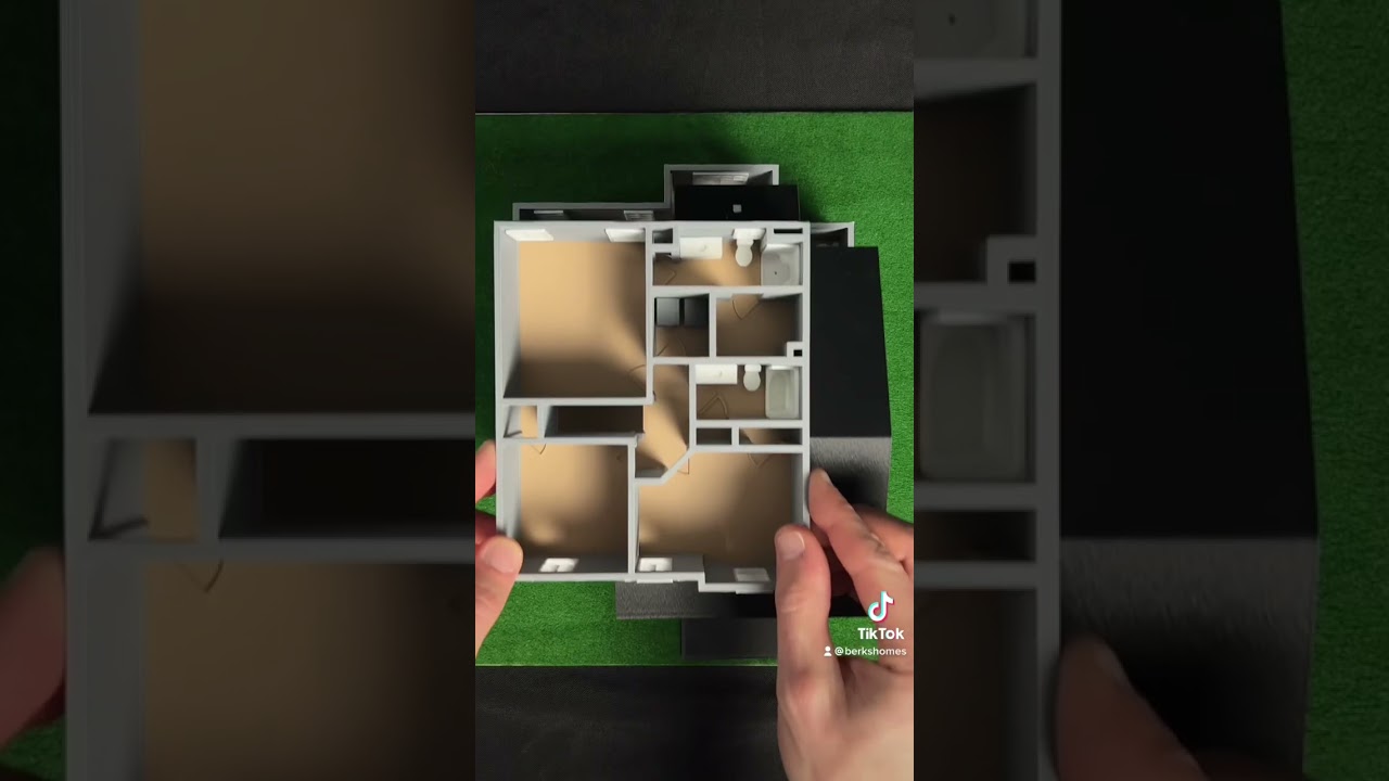 3D Printed floorplan - The Merriweather 🏠 #shorts