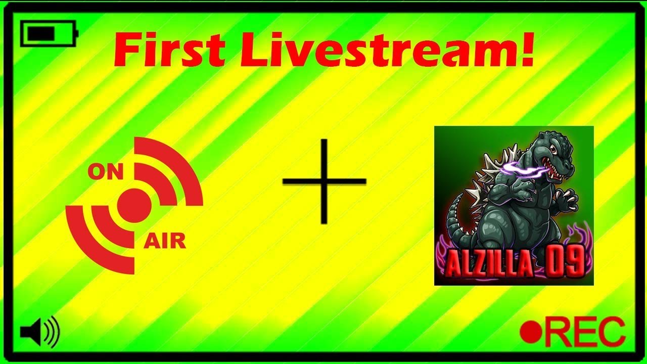 Alzilla 09's First Live Stream