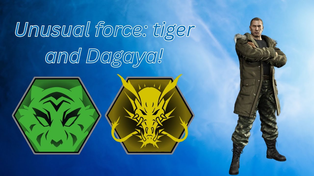 Unusual force: tiger and Dagaya!