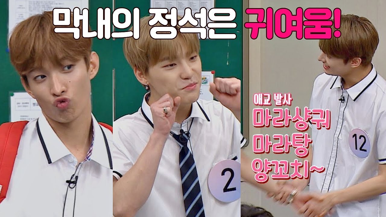 (♥심장 주의♥) 귀욤美 철철 흐르는 세븐틴(Seventeen)의 막내는? 아는 형님(Knowing bros) 192회