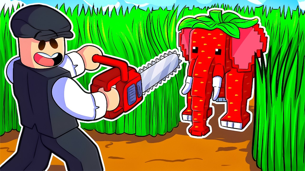 ROBLOX CORTA el PASTO para BRAINROTS!