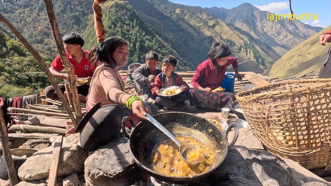 organic life in winter || lajimbudha ||