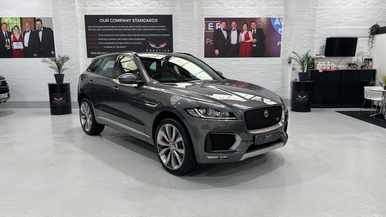 Jaguar F Pace 3.0 V6 S Diesel Auto Panoramic Roof Touch Pro Navigation 22” Alloy Wheels