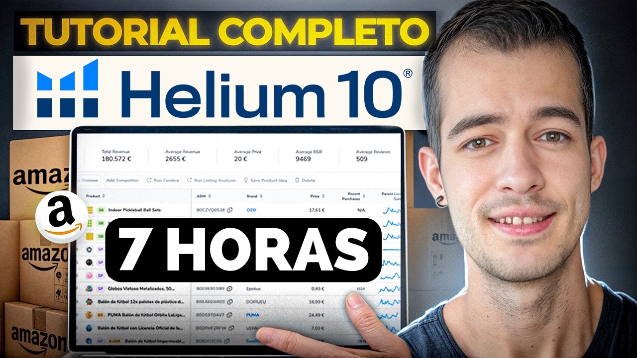 HELIUM 10 Tutorial Completo en Español 2026 para Vender en Amazon FBA