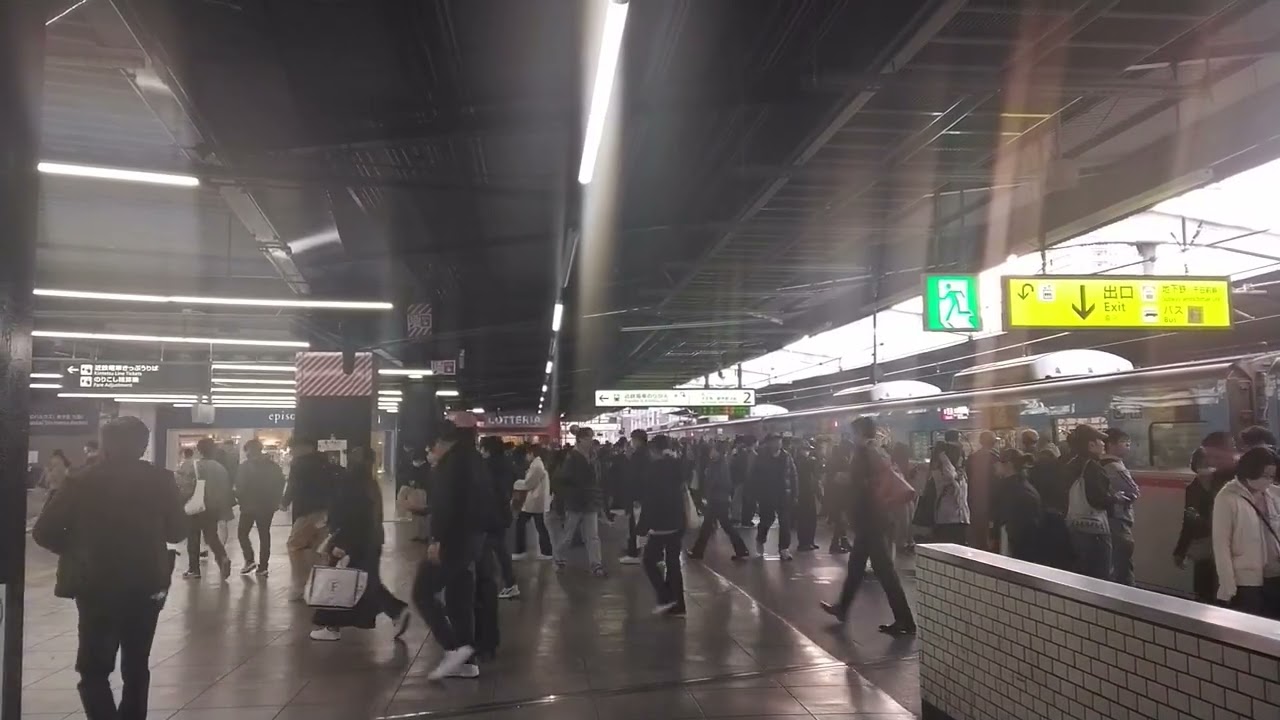 鶴橋駅 JR線から近鉄線に乗り換える 25.12.8