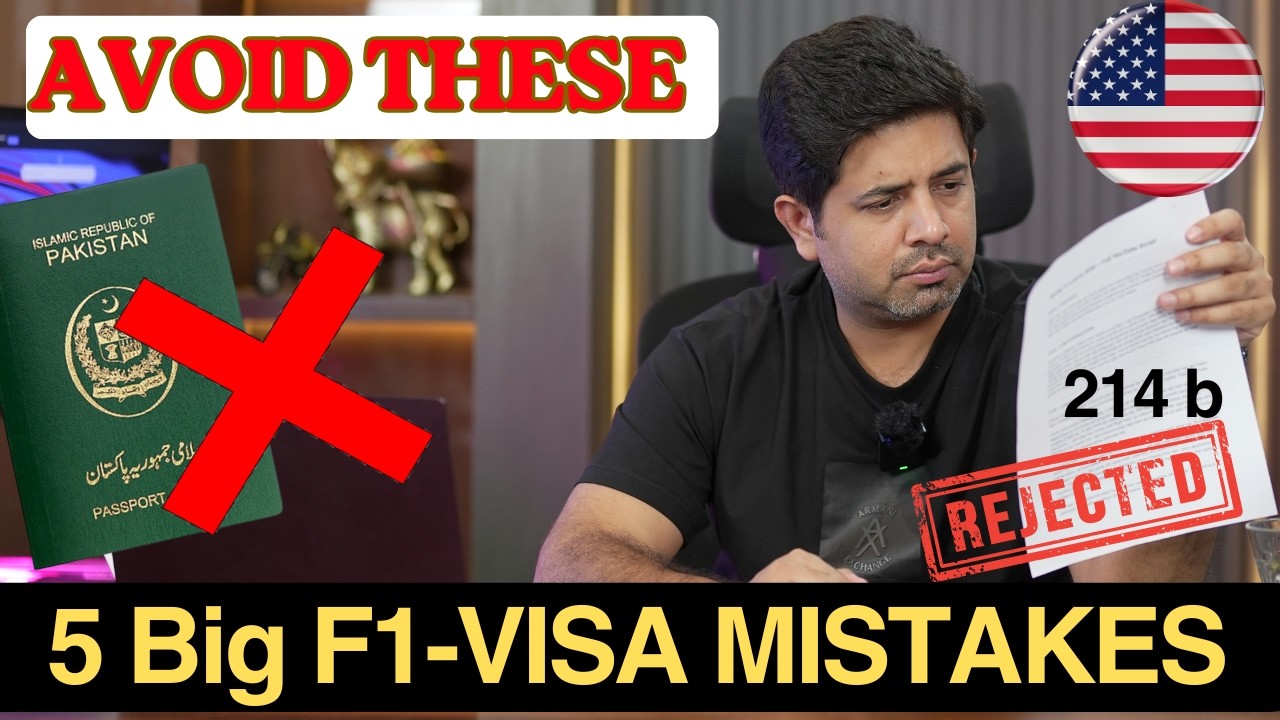 USA F1 Visa: 5 Critical Mistakes to Avoid in 2026 (Don't Get Rejected!)