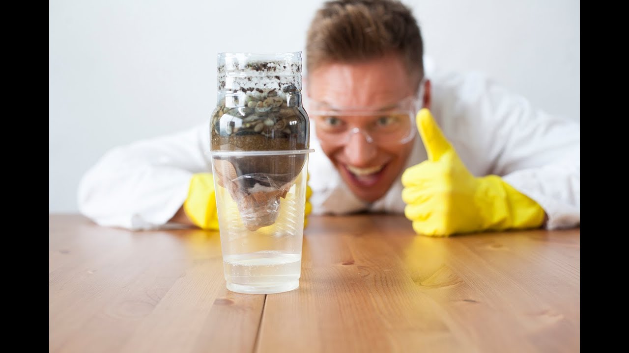 Eco H2O Tour - experiment filtrácia vody v prírode