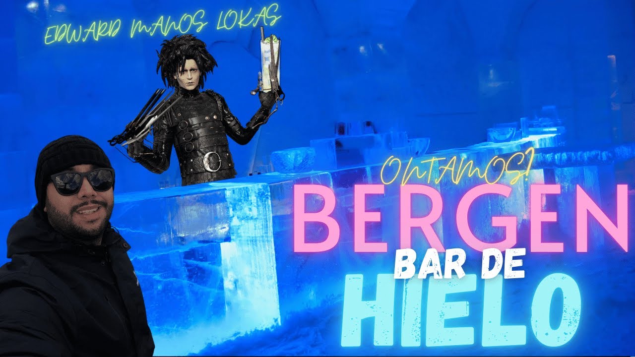 Así es un BAR 100% de HIELO en NORUEGA 🥶 | ¡Una Experiencia Única!