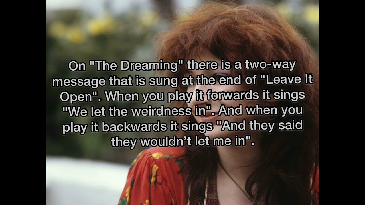 Kate Bush - Leave It Open (Reversed) Hidden Message