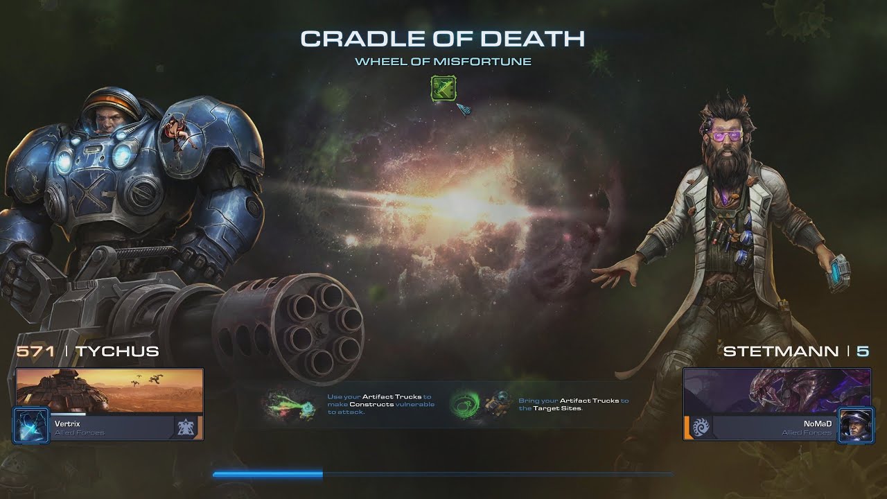 Starcraft 2: Mutation 498 - Wheel of Misfortune - Tychus, Stetman