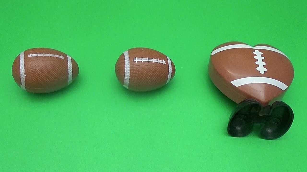 Learning Game for Toddlers!  Which One is Different? Footballs!