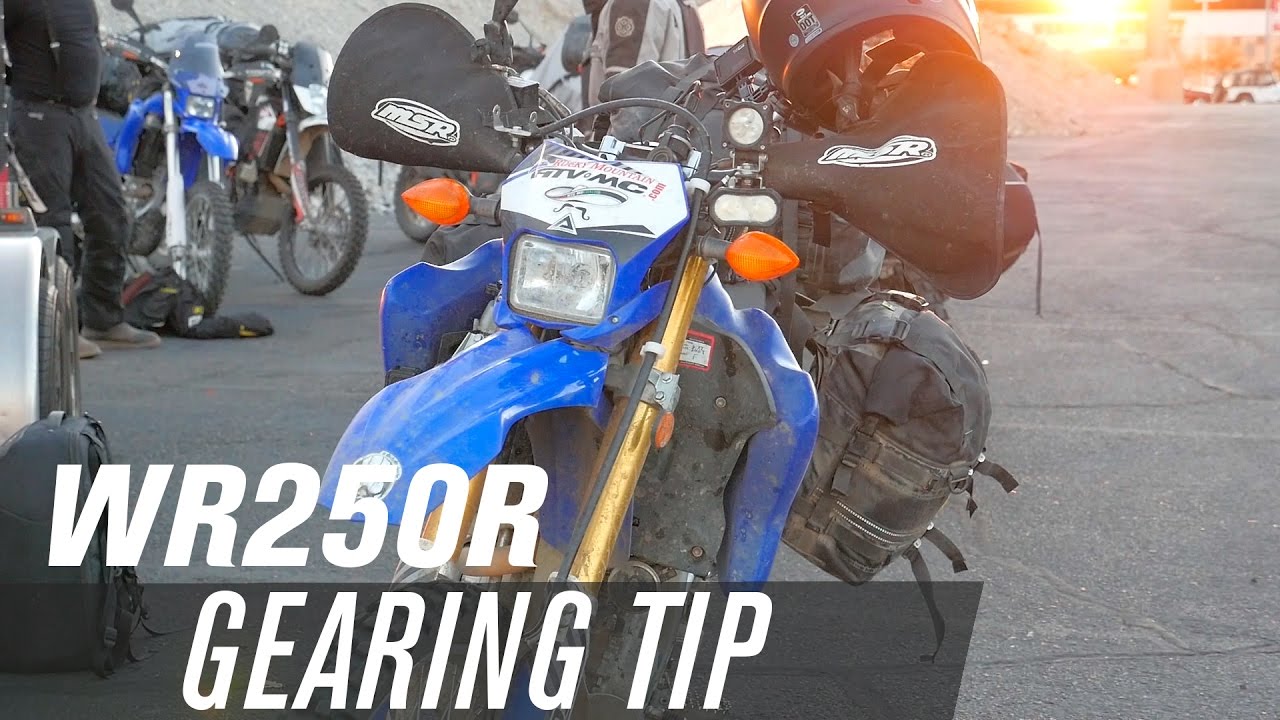 Совет по замене передач Yamaha WR250R