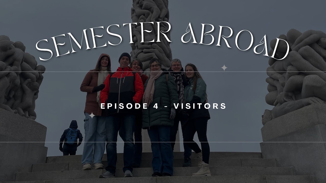 SEMESTER ABROAD OSLO - Ep. 4: My friends and family visit me! (English subtitles available)