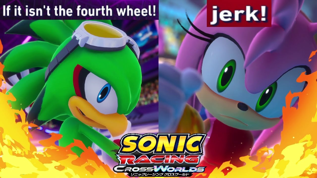 Sonic Racing: CrossWorlds (ONT) All Jet Rival Interactions