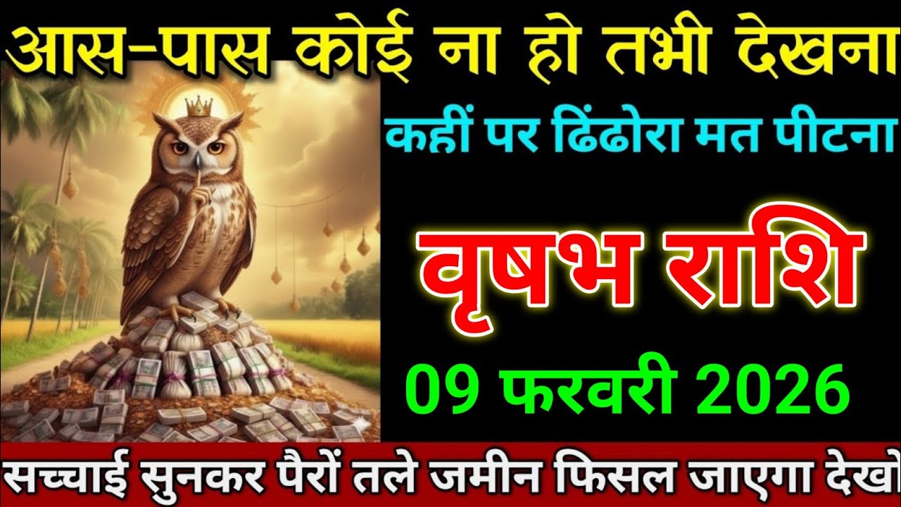 वृषभ राशि 02 फरवरी 2026 राजा बनने से कोई रोक नहीं पाएगा जल्दी देखो। Vrishabh Rashi 