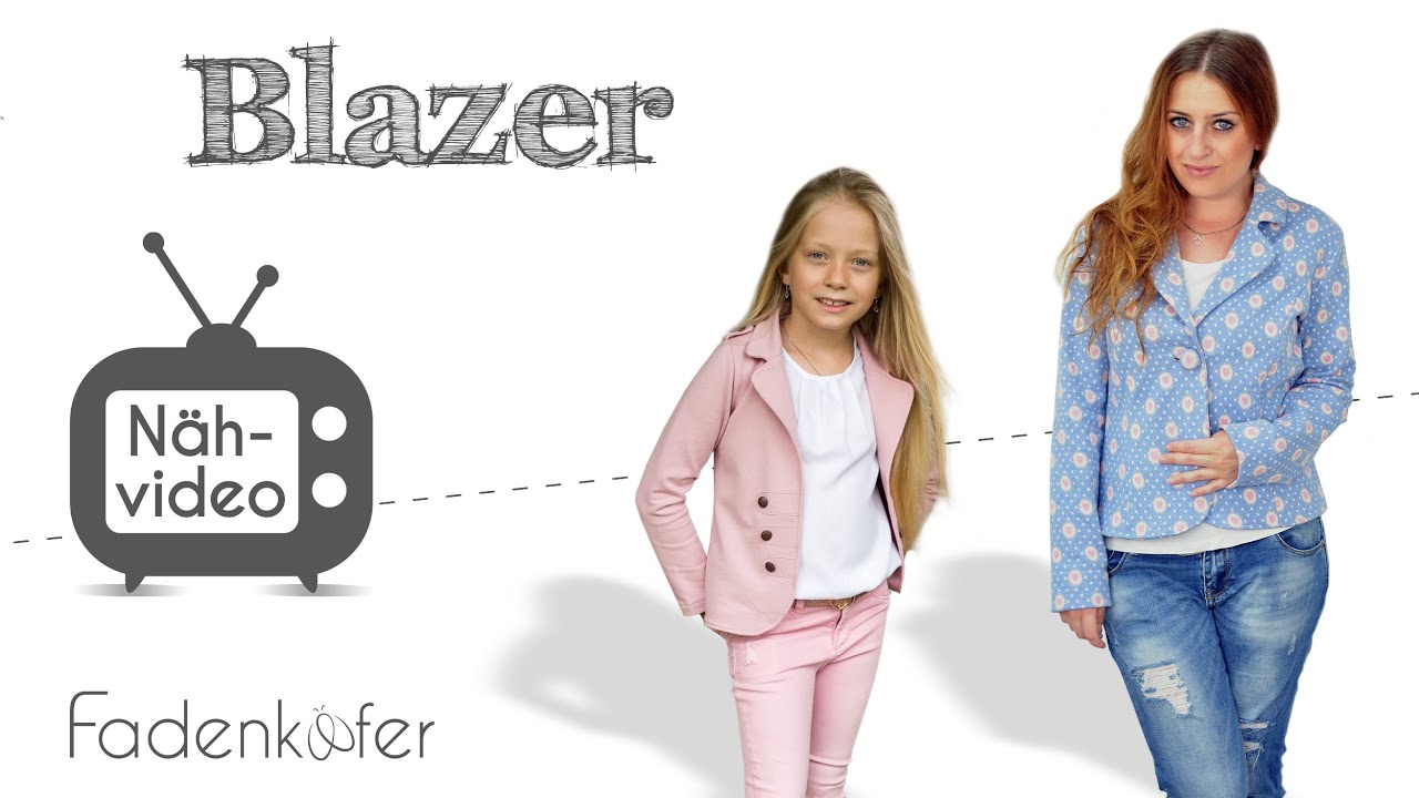 Blazer für Damen und Kinder selber nähen