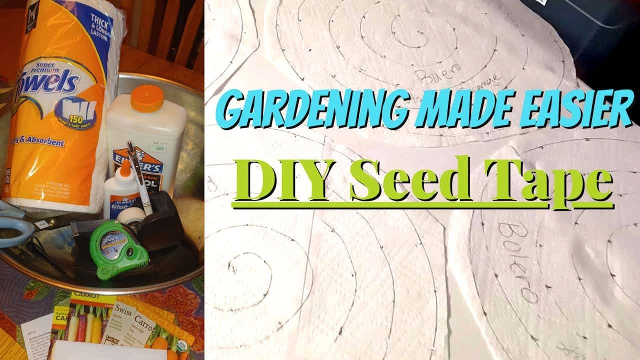 DIY Seed Tape - Save Time & Skip Thinning!