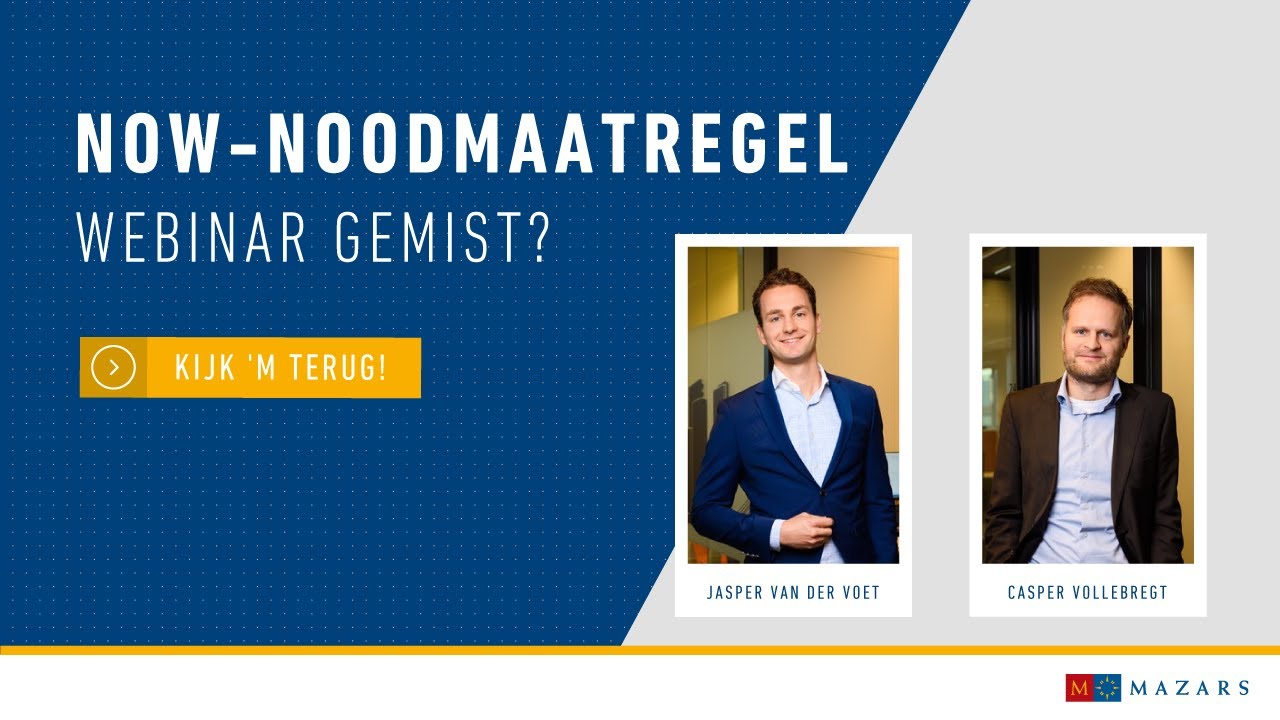 Webinar terugkijken: NOW-maatregel
