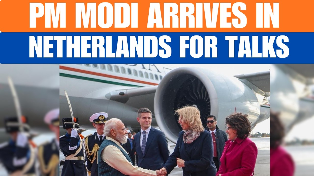 PM Modi Arrives in Netherlands | Trade, Tech & Green Hydrogen Talks Ahead